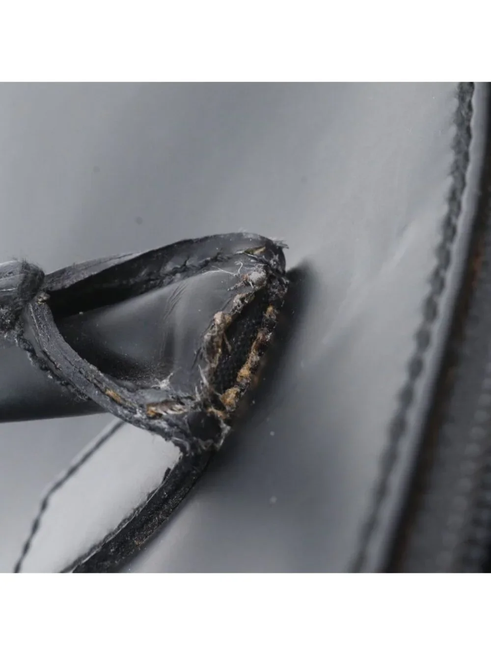 Gucci Leather Boston Bag Tote Carry Black